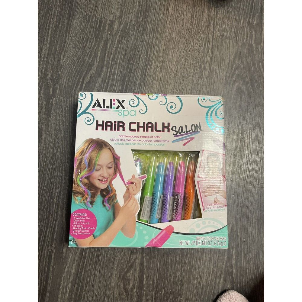 Hair Chalk Pens by ALEX Spa Make Your Hair As Vibrant As‎ You Are  B-W